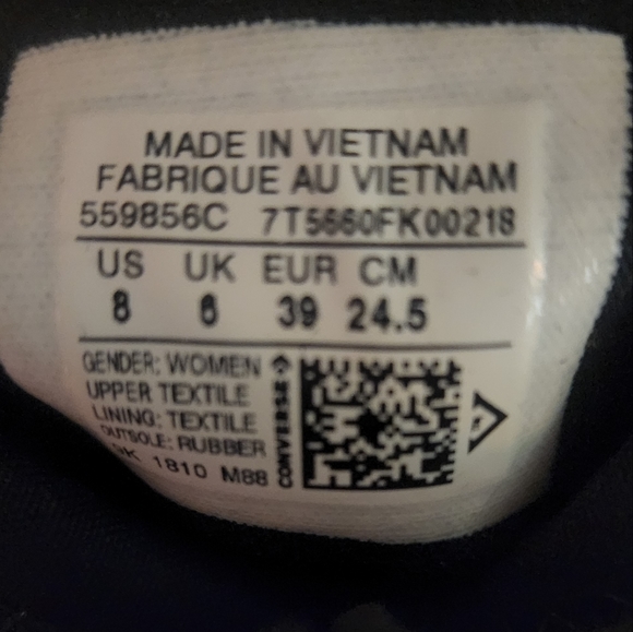 New Chuck Taylor All Star Lift Ripple Hi - Picture 8 of 9